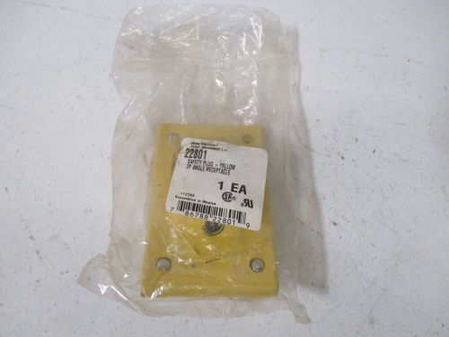 BRAD HARRISON 22801 SAFETY PLUG-YELLOW *NEW IN A FACTORY BAG*