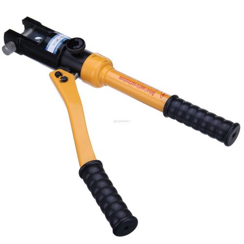 12 ton hydraulic wire crimper crimping tool battery cable lug terminal w/ 8 dies for sale