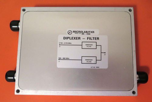 Microlab/FXR - 698-960/1710-2170 MHz Weatherproof Diplexer