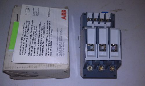 NEW ABB TA75 DU 32 THERMAL 22-32A AMP 600V OVERLOAD RELAY K111