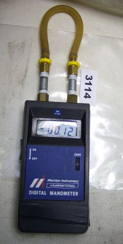 (3114) meriam digital manometer 4 digit do200iw for sale