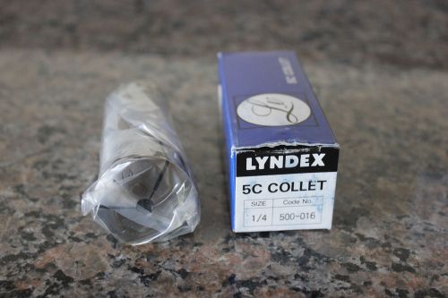 BRAND NEW - LYNDEX 5C Collet - Size 1/4&#034;, 500-016