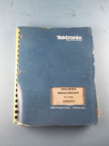 Tektronix 7313/r7313 oscilloscope with options instruction manual for sale