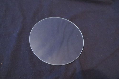 Large schott glass 6&#034; diameter tempax round glass optical window for sale