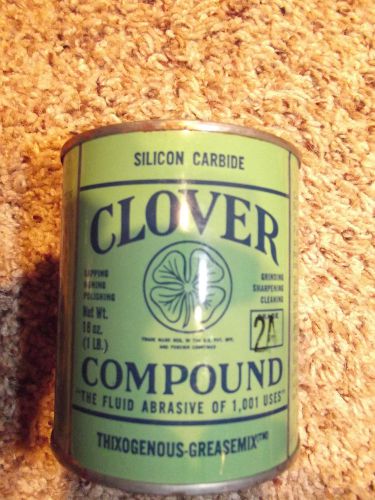 Clover Compound Silicon Carbide compound 120 grit  16 oz. can