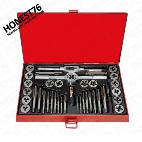 Tap and die set, tap and die sets, thread taps, tap thread, 39 piece for sale