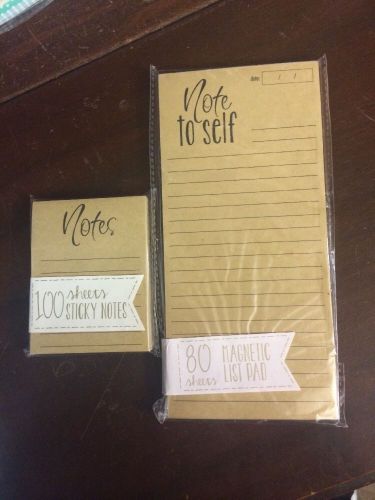 Target Note To Self&#034; Magnetic And Note Sticky Pad