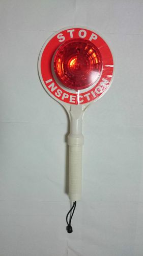 Roadway displays construction traffic control flashing led hand held stop sign for sale