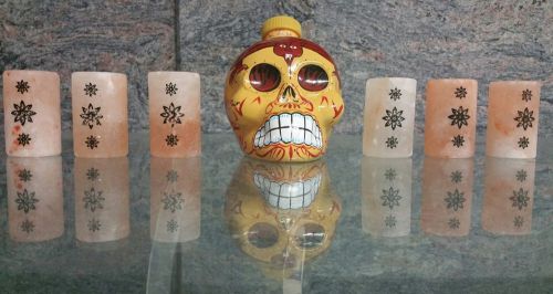 Tequila himalayan salt shot glass for sale