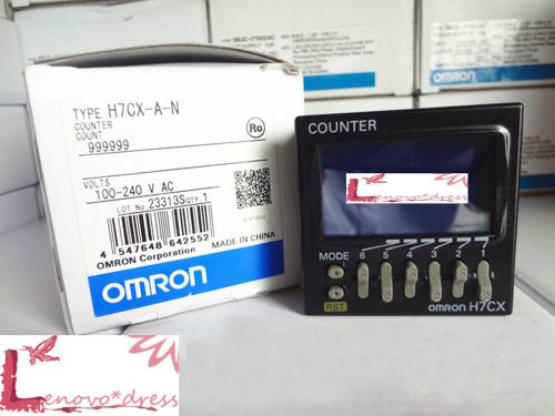 OMRON Counter H7CX-A-N H7CXAN 100-240VAC new in box free shipping #J737 lx