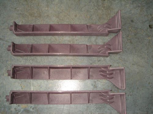 GLOBAL Industrial RUBBERMAID Utility Cart Replacement Legs SET 22&#034; LEFT also NEW