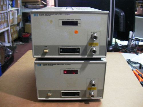 Lot of  2 - HP/ Agilent 8349B Microwave Amplifier AS-IS