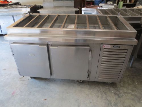 Kairak 2 door Self Contained Refrigerated Pan Chilling Prep Table S/S