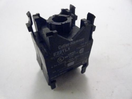136577 Parts Only, Cutler-Hammer E22TL1 Light Module 110/120V, 50/60Hz Broken Nu