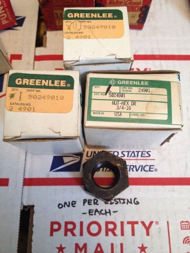 Greenlee 24901 stop nut 3/4&#034;-16 drive fits 5024901 60118 for sale