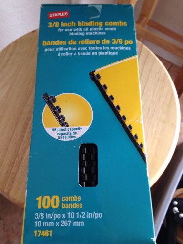 3/8 inch binding combs 100 pack