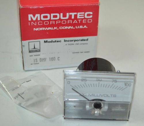 Modutec 0-100 DC Millivolts Panel Meter 2.25&#034; x 1.75&#034; Model# ISDMV100C