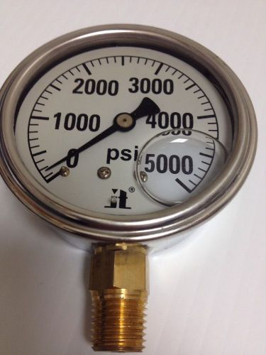 Zenport LPG160 Zen-Tek Glycerin Liquid Filled Pressure Gauge 160 PSI