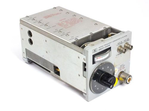 HP / Agilent  3 - 12.4 GHz Frequency Converter Plug-In Unit Extends to 12.4 5255