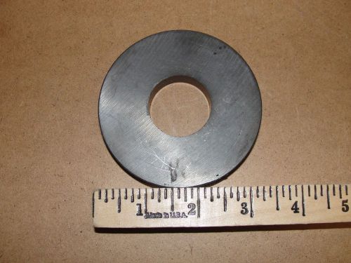 Lot of 4 Large Round Magnets (3-1/2&#034; x 1/2&#034;), Hang Tools!