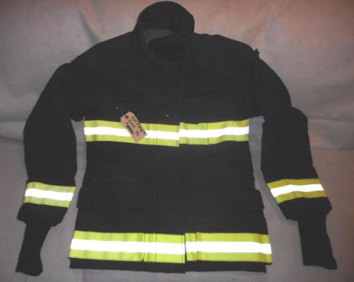 Bristol Safety Structural Fire Fighting Black Apparel Coat 42T  9/12