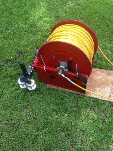 Hose reel, reelcraft, electric, dual pressure hose, 400 psi for sale
