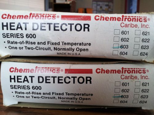 CHEMETRONICS 603 HEAT DETECTOR, quantity 2