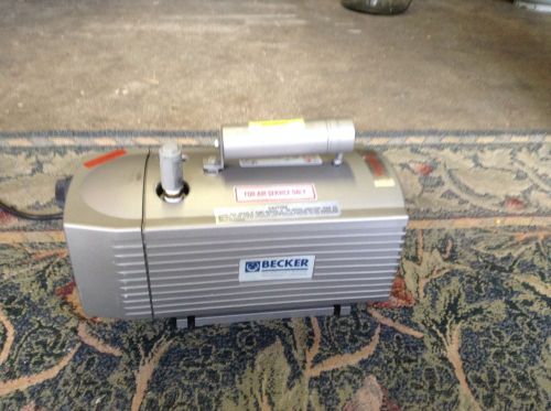 Becker vt 4.16 rotary vane vacuum pump oil-free, 11 scfm @ 0 in. hg for sale