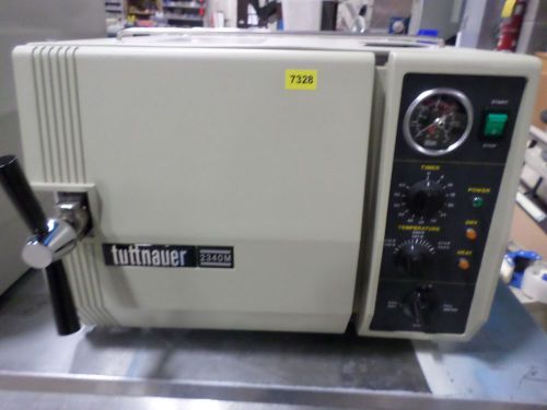 Tuttnauer 2340M Sterilizer Autoclave Tabletop - Excellent Condition