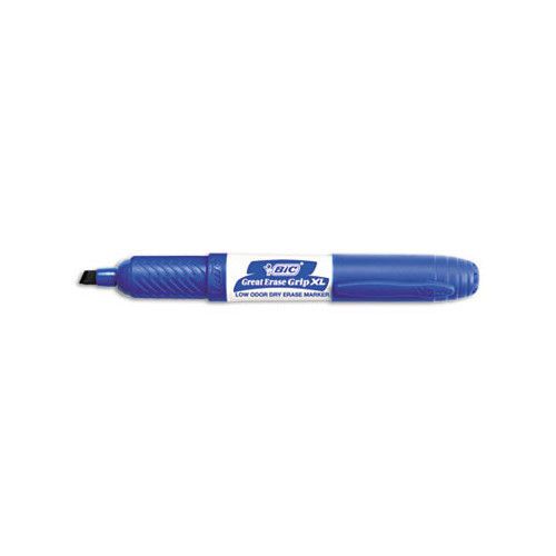 Bic Corporation Great Erase Grip Dry Erase Chisel Tip Markers, 12/Pack