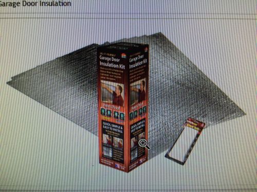 NEW REACH BARRIER 8&#039; X 8&#039; reflective air single Garage Door Insulation Kit #3474