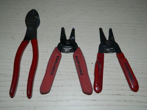 *USED* Klein D248-8 Diagonal-Cutting Pliers,Klein 11046 16/26 wire strippers