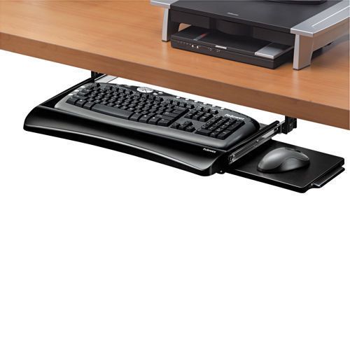 Fellowes Office Suites Underdesk Keyboard Drawer/Mouse Tray, Black, 9140303