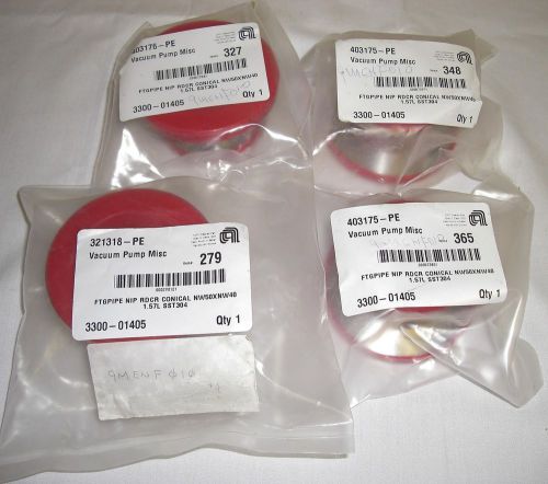 Applied FTGPIPE NIP RDCR Conical NW50XNW40 1.57L SST304 3300-01405 (lot of 4)