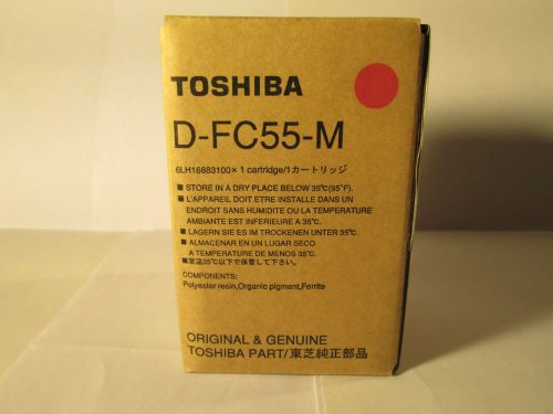 1 Genuine Toshiba D-FC55-M DFC55M Magenta developer p/n 6LH16883100