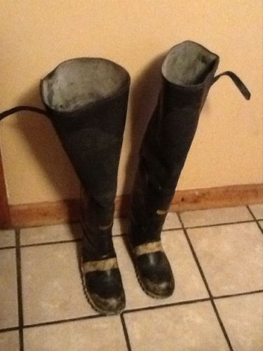 Firefighting Boots 3/4 length size: 10m/11w (servus) Great for snow/washing car