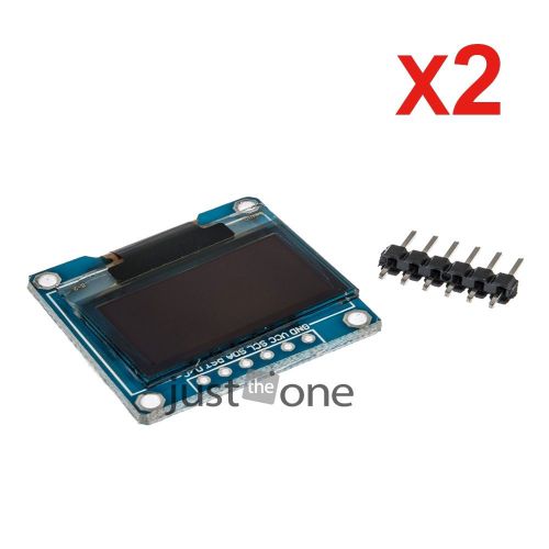 0.96&#034; Blue SPI Serial 128X64 OLED LCD Display Module for Arduino/STM32/51/AVR