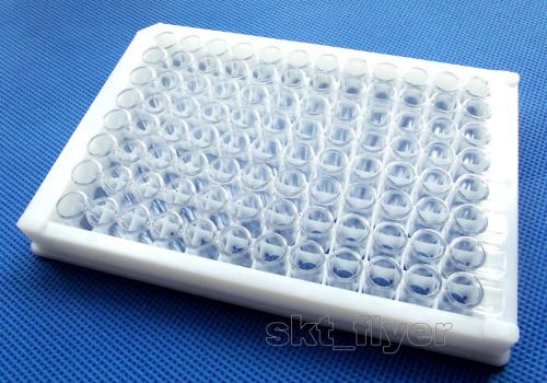 96 well detachable microtiter plates with 8 pcs Microtiter strips