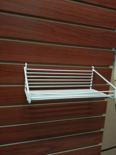 Wire baskets for slatwall 6&#034;x11&#034; cream, set of four (4) for sale