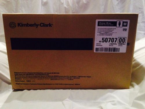 Kimberly-Clark Sterling* Nitrile Powder-Free Medium Exam Gloves 10/200ct boxes