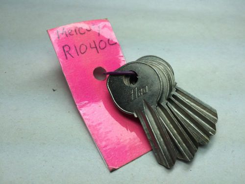 Mercury R1040C Outboard Engine Key Blanks - Set of 5 Ilco blanks and 1 Dominion