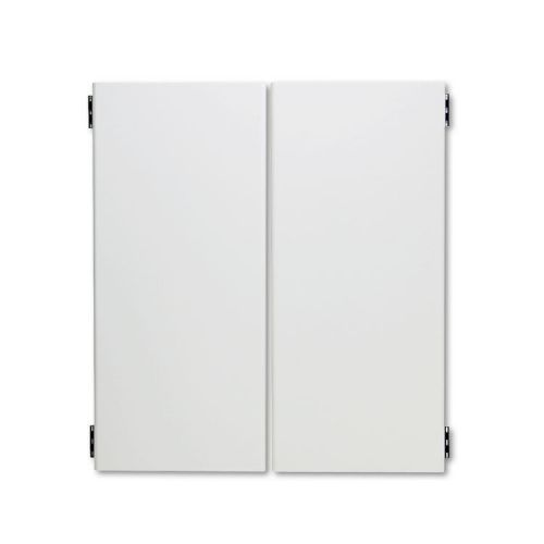 38000 Series Hutch Flipper Doors For 72&#034;w Open Shelf, 36w x 16h, Light Gray