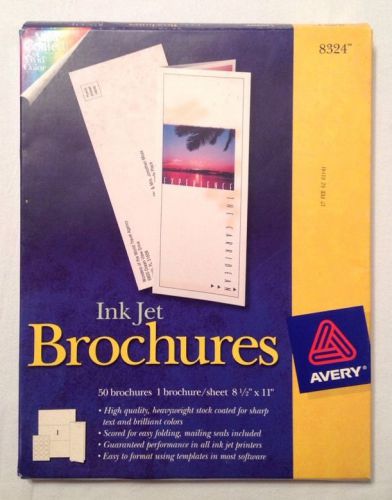 AVERY 8324 InkJet Tri-Fold Brochures White Matte 8.5&#034; x 11&#034; one sheet missing