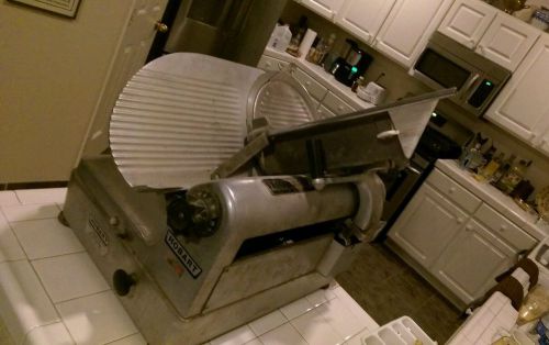 Hobart automatic meat slicer