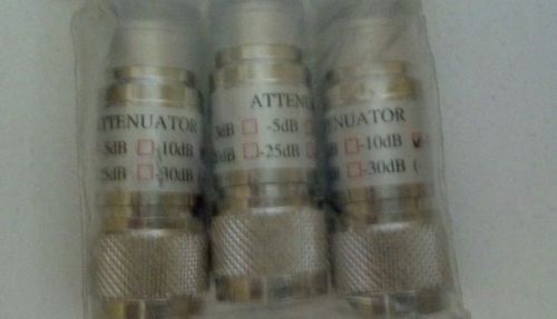 lot of 3 attenuator -12db N-Type new