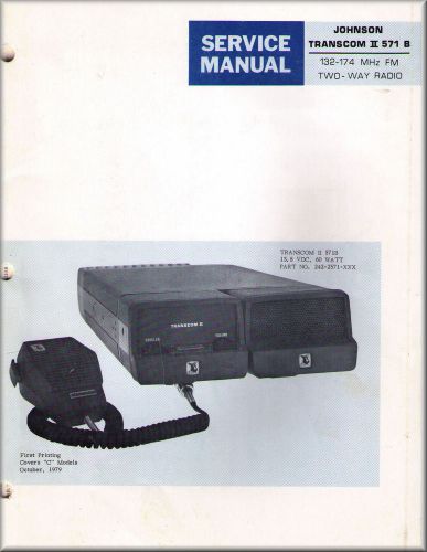 Johnson Service Manual TRANSCOM II 571B 132-174 MHz