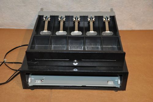 POS 5 Bill And 5 Coin Locking Cash Drawer With RJ-11 Cable ~FREE US SHIP~