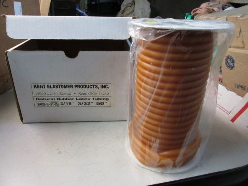 Latex tubing 50 ft rool  3/16 3/32 steal sealed kent natural latex c0415r for sale