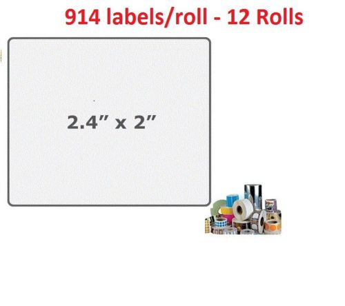 Cognitive Tpg 02-1820 2.4x2.0 914 labels/roll 12 Rolls 12-Pack BarCode Labels 03