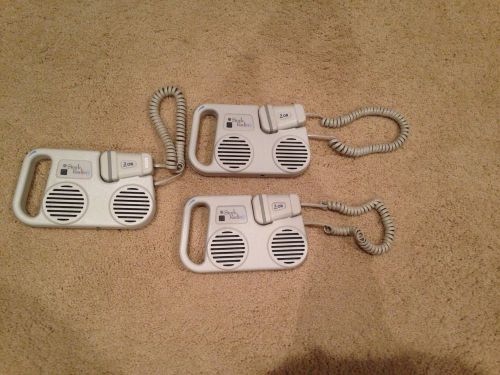 Lot of 3 Summit Stereo Fetal Dopplers with missing front clips